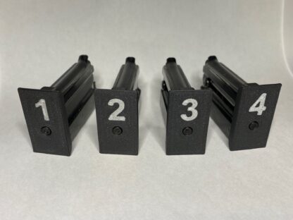 Pardini SP Numbered Magazine Bottoms (pack of 4)